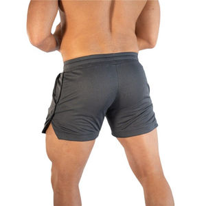 Pantalones cortos de gimnasio para hombre de todas las tallas de Color sólido ligero de alta calidad, ropa deportiva transpirable personalizada, pantalones cortos de gimnasio hechos de poliéster para hombre - Product Image 2