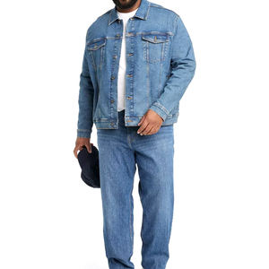 Veste en jean de style de rue pour hommes de qualité supérieure à vendre/veste en jean à col rabattu à manches longues pour hommes - Product Image 3
