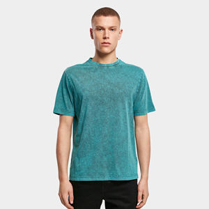 Camiseta lavada con ácido 100% algodón impresión personalizada/bordado liso en blanco ropa de hombre Camiseta - Product Image 4