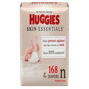 Compra los pañales Huggies Skin Essentials de calidad Premium, suaves y absorbentes, entrega rápida para bebés felices y cómodos - Product Image 1