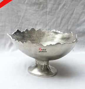 ชามเสิร์ฟช็อคโกแลตโลหะสีทองพร้อมดีไซน์ดอกไม้สำหรับร้านอาหารและบาร์ของโรงแรมมีความต้องการสูง - Product Image 4