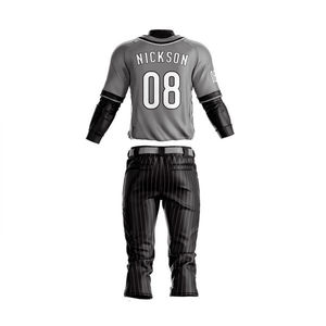 Uniforme de baseball confortable à prix raisonnable pour adultes Uniformes de baseball imprimés par logo sur mesure de haute qualité - Product Image 5