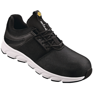Chaussure de sécurité Lanzo noire taille 44 largeur 10,5 cm S1P SRA ESD EN20345 WICA Textile pour le travail et la protection - Product Image 2