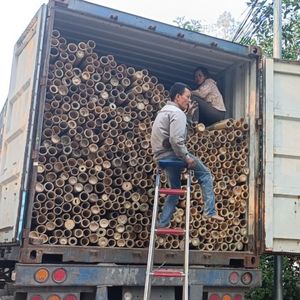 Postes de bambú de diseño interior | Natural y carbonizado | Secado al horno tratado | Personalizado de gran diámetro - Product Image 3