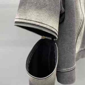 100% coton matériel hommes lavage à l'acide sweats à capuche entièrement personnalisés en différentes tailles broderie personnalisée Logo marque sweats à capuche pour hommes - Product Image 5