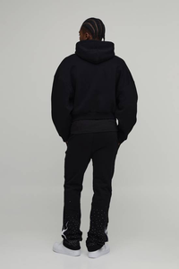 Sweat à capuche surdimensionné personnalisé de haute qualité, 100% coton, 310 g/m², chaud, écologique, sans cordon, pour l'hiver - Product Image 4