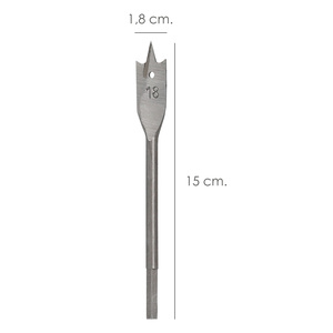 Punta per trapano piatta per legno Wolfpack a 3 punte 18,00 mm. - Product Image 2