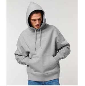 Sudaderas con capucha de algodón pesado de alta calidad de 400G para hombres, Sudadera con capucha de invierno de talla grande de gran tamaño, bordado impreso personalizable - Product Image 6