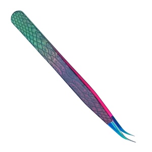 แหนบ Royal Tweezers ขายส่งยอดนิยม แหนบต่อขนตาสแตนเลสแบบบาง ครบทุกขนาด - Product Image 6