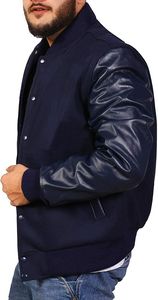 Venta al por mayor de chaquetas Letterman hechas a medida para hombres y mujeres chaqueta de béisbol universitaria de estilo callejero para hombres - Product Image 2