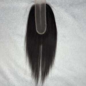 Hot Sale Human Hair Bone Straight 2x6 <b>Lace</b> <b>Closure</b> | 100% Raw Unprocessed Virgin Human Hair <b>Lace</b> <b>Closure</b> Natural - Product Image 3