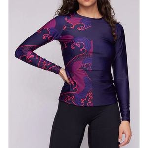 <b>Women</b> <b>Rashguard</b> Compression Shirt High Performance Sportswear Quick Dry Top <b>for</b> Gym and Yoga - Product Image 2
