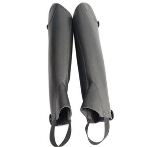 Chaparreras Occidentales de Media Pierna para Hombre Primo Equine de Alta Calidad, Cuero Genuino, Duraderas, con Cremalleras para Montar a Caballo - Product Image 4