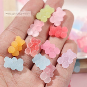 Kızlar için gerçekçi ayı sakızlı şekerler aksesuarları DIY süsler benzersiz takı yapmak için yaratıcı zanaat kitleri - Product Image 2