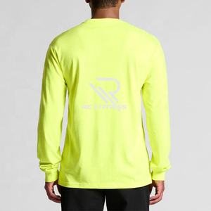 เสื้อยืดแขนยาวผู้ชายผ้าคอตตอน 100% เนื้อหนา ทรงหลวม สไตล์สตรีทแวร์ สกรีนลายตามสั่ง พิมพ์โลโก้ได้ ระบายอากาศได้ดี - Product Image 3