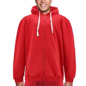 Survêtement de sport en molleton zippé pour hommes, ensemble de 2 pièces avec jogging athlétique - Product Image 5