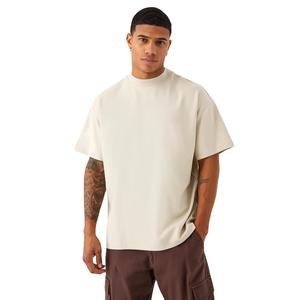 Camisetas de Hombre de Manga Corta con Cuello Redondo, 100% Algodón, 300 GSM, Corte Regular, Secado Rápido, Diseño de Logotipo Personalizado - Product Image 4