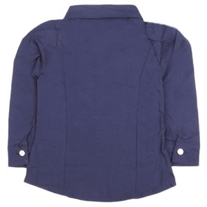 Camisa de Manga Larga para Niñas - Azul Marino - Product Image 2