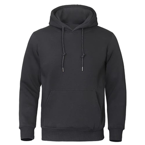 Venta al por mayor 2025 nueva llegada Oem hombres de manga regular sudaderas con capucha y sudaderas con capucha de algodón en blanco para los hombres sudaderas con capucha recortadas para los hombres - Product Image 6