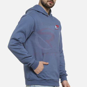 Sudadera con Capucha Casual de Invierno para Hombre, de la Mejor Calidad, Nuevo Estilo, Transpirable, Colores Personalizados, Estampado Sólido, MOQ Bajo, Venta al Por Mayor - Product Image 2