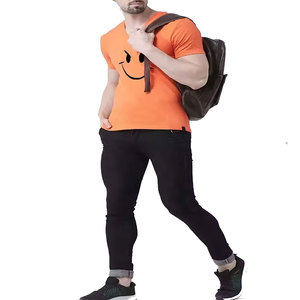 เสื้อยืดโลโก้2สีสำหรับผู้ชายผ้าคอตตอนโพลีเอสเตอร์ระบายอากาศได้ดีแห้งเร็วดีไซน์ใหม่ - Product Image 6