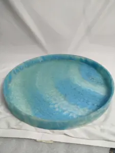 Platos de resina de diseño para servir, tablas de charcutería de resina epoxi, platos de resina personalizados, cuencos para servir hechos a mano para Cocina - Product Image 3