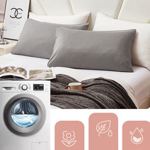 Hersteller Custom Kissen bezug Satin Kissen bezug Verschiedene Farben Weiche Seide Kissen bezug Mit - Product Image 4