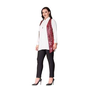 Il calore del nuovo anno: dai amore al tuo corpo! Celebra la tua eleganza con gilet taglie forti - Product Image 5