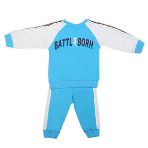 Traje de 2 Piezas de Manga Larga para Niños - Azul - Product Image 6