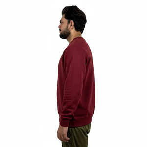 Sweat-shirts à col rond pour hommes, logo personnalisé OEM, fabricant de sweat-shirts, sweat-shirts de sport vierges, impression de basiques, sweat-shirt - Product Image 3