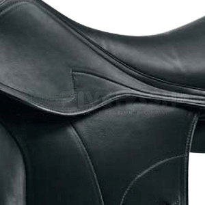 Selle de saut en cuir premium pour concours hippique et utilisation en extérieur - Product Image 3
