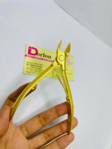 Matte Gold Plated Heavy Duty <b>Nail</b> <b>Clippers</b> Private Custom Label Chiropody Podiatry Best <b>Toe</b> <b>Nail</b> Cutter <b>for</b> <b>Thick</b> <b>Nails</b> Fingers - Product Image 3