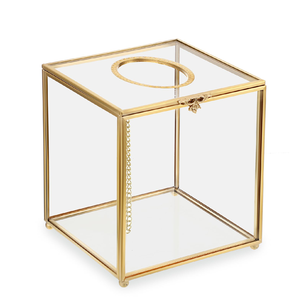 Caja de pañuelos acrílica transparente rectangular, venta al por mayor, logotipo personalizado, bolsas con asa transparente, embalaje para regalos usados - Product Image 4