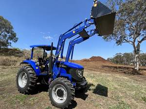 Tractor de Ruedas Lovol 904 de Buena Calidad, Motor y Caja de Cambios de 75HP con Motor y Bomba de Rodamientos - Product Image 2