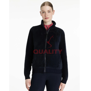 Jersey de entrenamiento para mujer para montar a caballo, elegante sudadera a prueba de viento, ropa ecuestre de calidad, jersey para montar a caballo para mujer - Product Image 1