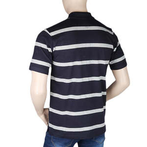 Polo à manches courtes pour homme - Bleu marine - Product Image 3