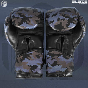 Gants de boxe professionnels d'arts martiaux en cuir véritable évacuation de l'humidité à séchage rapide pour Kickboxing Muaythai entraînement Sparring - Product Image 5