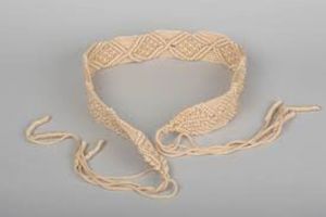 Ceinture en macramé classique faite à la main, fournisseur en vrac et fabrication par réfractex inde fabriqué en inde pour la meilleure qualité et le prix bas - Product Image 6