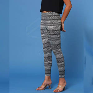 Pakistan Made Plus Size Women High Waist Breathable Slim Fit <b>Summer</b> Workout <b>Leggings</b> - Product Image 6