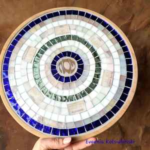 Bandeja otomana de madera de nogal moderna con asas Bandeja de servicio para decoración de sala de estar Idea de regalo para el hogar - Product Image 3