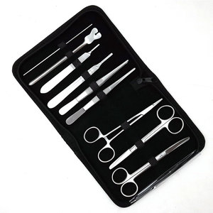 Kit d'instruments chirurgicaux professionnels pour étudiants en médecine, forceps, micro-chirurgie, réutilisables, manuels, en acier inoxydable, certifiés CE, pour hôpital - Product Image 2
