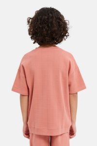 Camiseta para niños con logotipo personalizado, ropa para correr para niños con cuello redondo de Color sólido, camiseta de talla grande para niños pequeños, camisetas para niños pequeños - Product Image 6