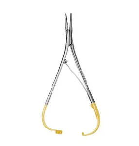 High Quality TC Gold <b>One</b> <b>Blade</b> Mathieu Needle Holder 14 cm / 5.5\" 11.5 cm / 4.5\" Manual Power Source New Instrument Set - Product Image 2