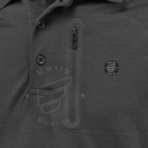 Polos de golf pour hommes, manches courtes, coupe sèche, impression par sublimation, polos de football, vêtements de sport, chemises d'entraînement - Product Image 4