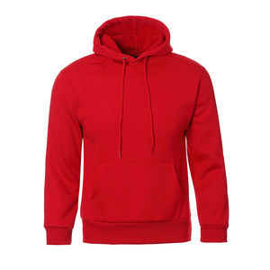 Haute qualité 300 GSM coton épais blanc uni poids lourd sweat à capuche surdimensionné Logo personnalisé brodé unisexe sans ficelle grande taille - Product Image 3