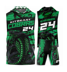 Conjunto de Uniformes de Fútbol Personalizados Reversibles para Adultos, Talla Grande, Transpirables, con Bandera, Sublimados, 7v7 - Product Image 4