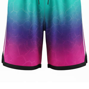 Shorts de sport en mesh pour hommes, graphismes sublimés, vêtements de sport durables pour les matchs de ligue professionnelle et les exercices en plein air - Product Image 6