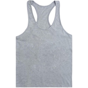 Camisetas sin mangas informales de gimnasio para hombre, 100% de algodón de alta calidad, diseño de cuello redondo de secado rápido, ropa deportiva transpirable, Color de talla personalizable - Product Image 1