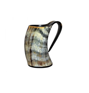 Taza de Cuerno de Búfalo, Diseño Natural, Moderno y Lujoso, Térmica, Reutilizable, Personalizable, Regalo Perfecto para Café y Té, Proveedor Indio - Product Image 1
