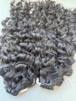 Extensions de cheveux Remy d'un seul donneur, cheveux humains bruts non traités vietnamiens, bouclés birmans/indiens, ondulés cambodgiens, bouclés ondulés, ondulés machine